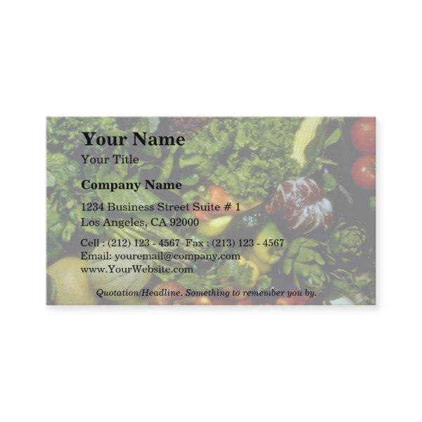 Fruit and vegetables