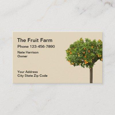 Fruit Farm Orange Tree Design