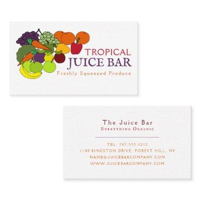 Fruit & Vegetables, Juice Bar