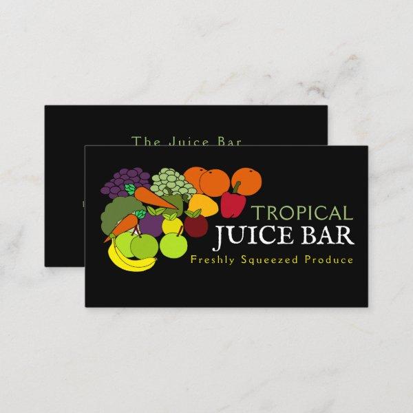 Fruit & Vegetables, Juice Bar