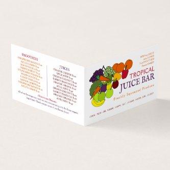 Fruit & Vegetables, Juice Bar, Detailed