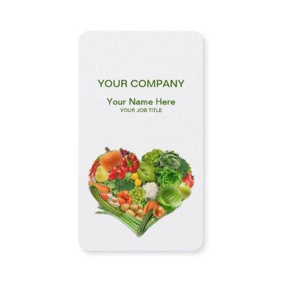 Fruits and Vegetables Heart Business