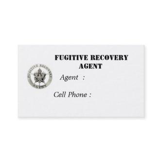 Fugitive Recovery Agent