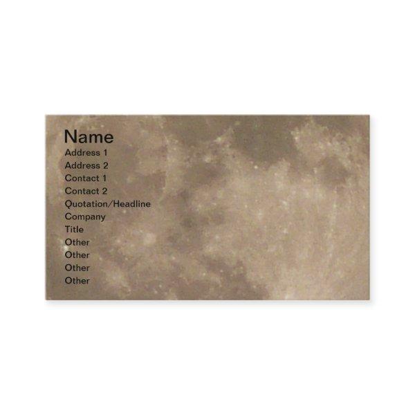 Full Moon  Personalize Your Cards