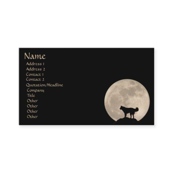 Full Moon  Personalize Your Cards