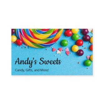 Fun and Colorful Candy Shop Sweets Store Business