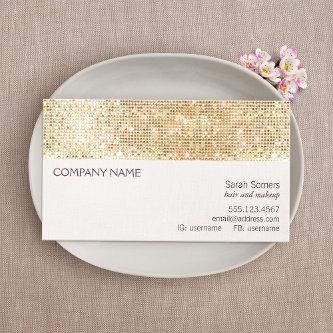 Fun and Festive Girly Gold Sparkly Sequin