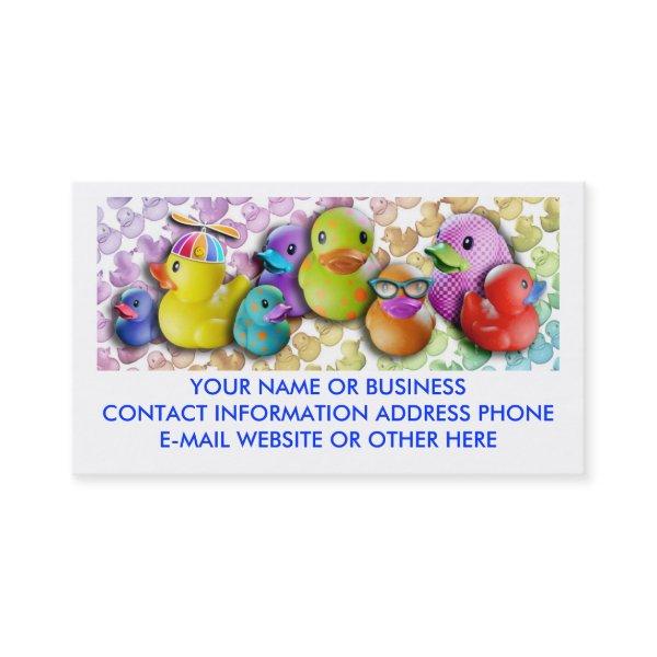 Fun  with Rubber Duckies