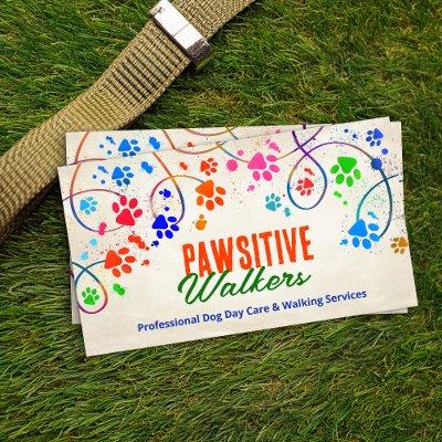 Fun Colorful paw prints trail - Dog Walker