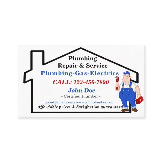 Fun Cute Plumbing Plumber Handyman
