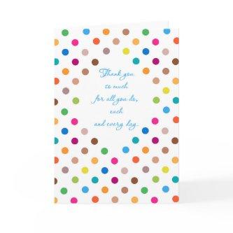 Fun Dots Administrative Professionals Day Card