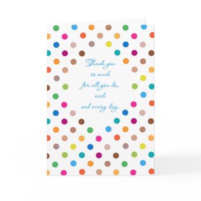 Fun Dots Administrative Professionals Day Card