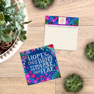 Fun Floral Hope Inspirational Kindness cards