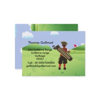 Fun Personalized Golfer on golf course