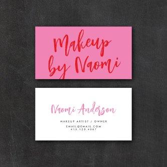 Fun Pink + Red Modern Calligraphy Script