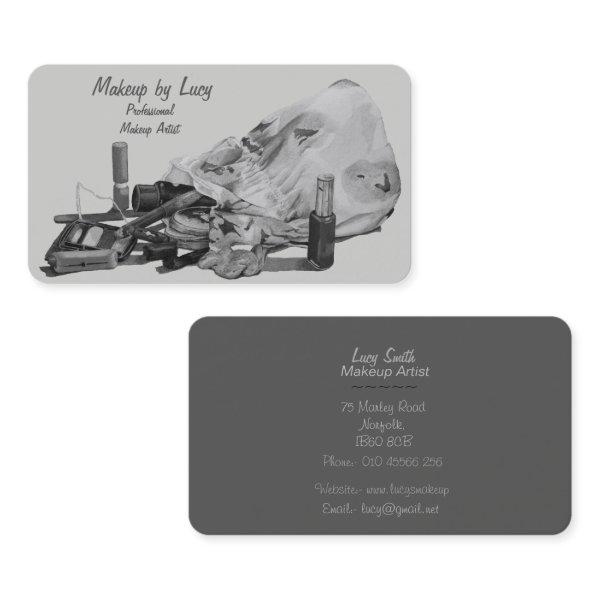 fun retro design for beauticans and make-up artist