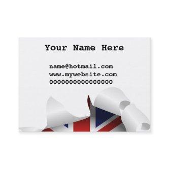 Fun Ripped Hole With Union jack Flag