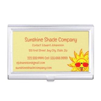 Fun Too Hot Sunshine Shade Blind   Case