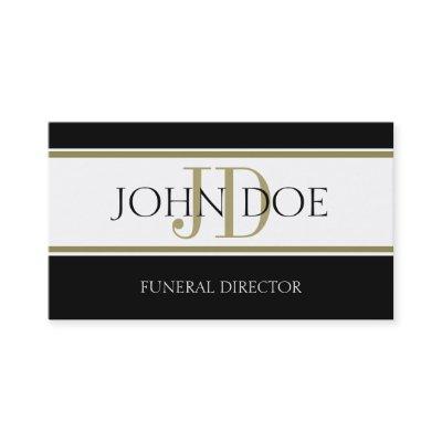 Funeral Director Gold Stripes