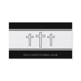 Funeral Director Grey Crosses Crucifixes Platinum
