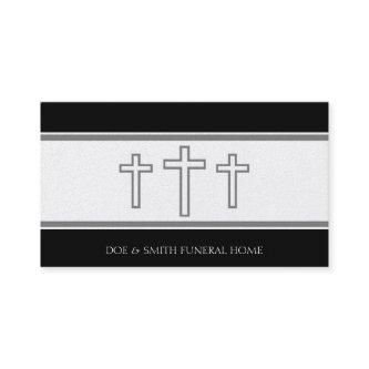 Funeral Director Grey Crosses Crucifixes Platinum