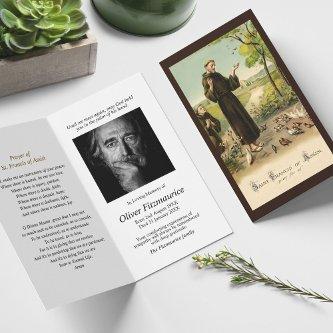 Funeral Loss St Francis Prayer Sympathy Cards