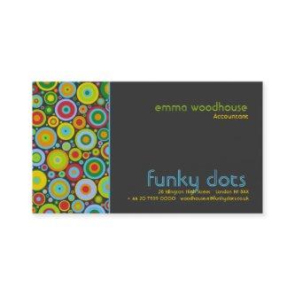 Funky Dots Dark Grey