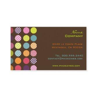 Funky retro dots dots/ DIY background color