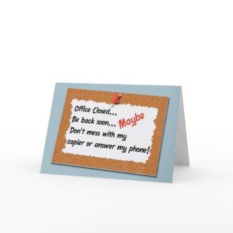 Funny Administrative Professionals Day Sign  Card