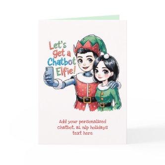 Funny Ai Chatbot Elf Greeting Card Corporate