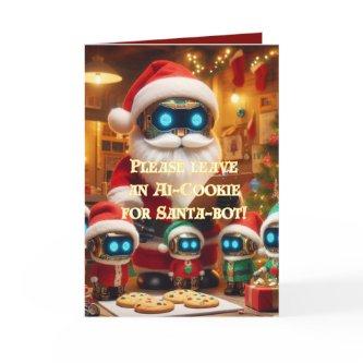 Funny Ai Chatbot Santa Greeting Card Corporate