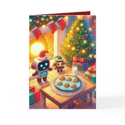 Funny Ai Chatbot Santa Greeting Card Corporate