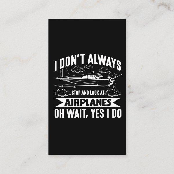 Funny Aviation Aircraft Airplane Lover Plane
