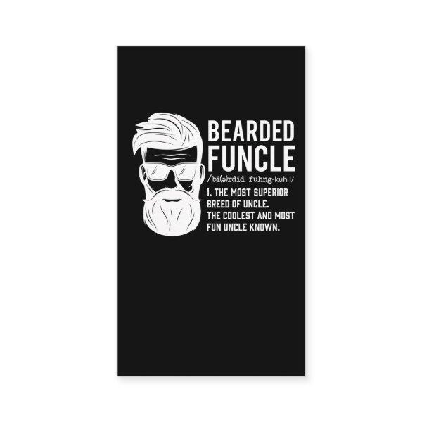 Funny Bearded Uncle Definition Mustache Humor