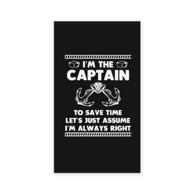 Funny Boat Captain Humor Boating Joke Sailor