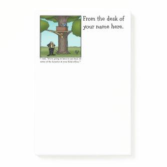 Funny Business Humor Personalizable Post It Notes