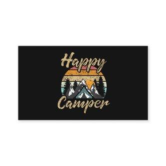 Funny Camping Hiking Lover Present Happy Camper