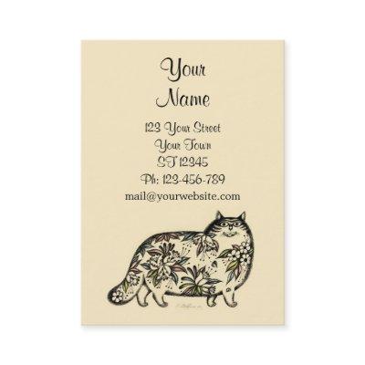 Funny Cat Chubby Card