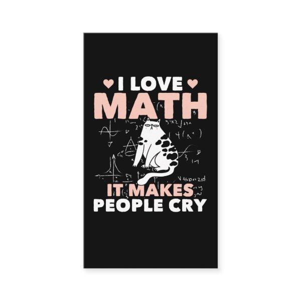 Funny Cat Lover Mathematics Humor Maths Nerd