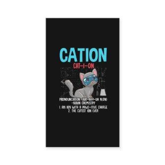 Funny Chemistry Scientist Cation Element Cat Lover