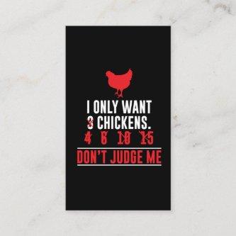 Funny Chicken Sayings - Animal Farm Gift Farmer