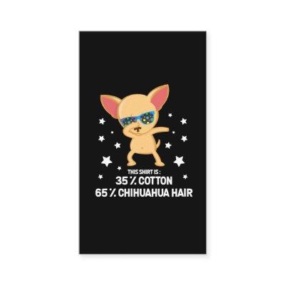 Funny Chihuahua Dabbing Dog Hair cotton