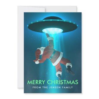 Funny Christmas Cards | Holiday Cards | Santa UFO