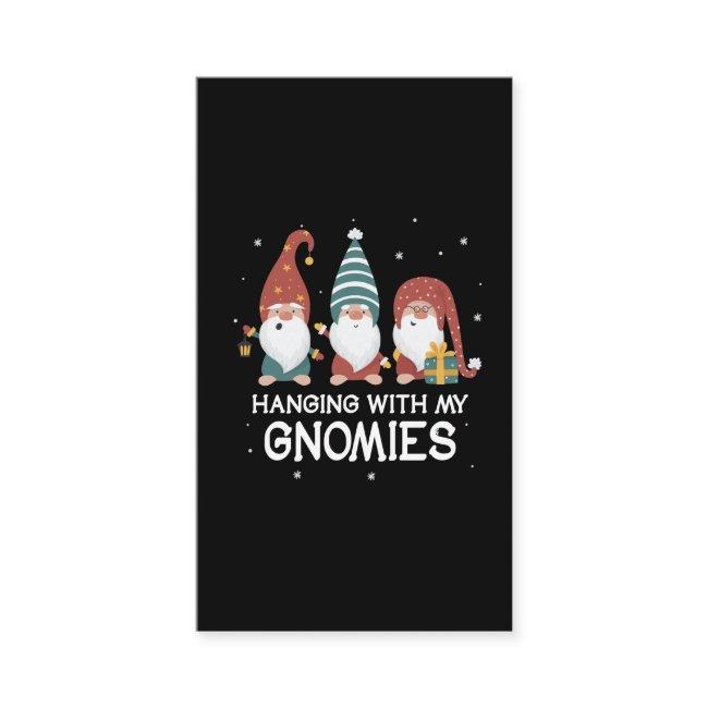Funny Christmas Gnomies Santa Claus Gnome Garden