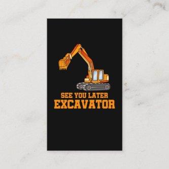 Funny Construction Excavator Boys Toddler