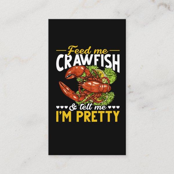 Funny Crawfish Quote Seafood Foodie