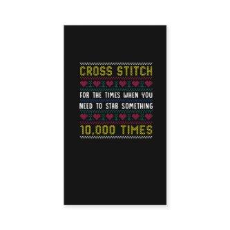 Funny Cross Stitch Humor Crafty Needlepoint Mom