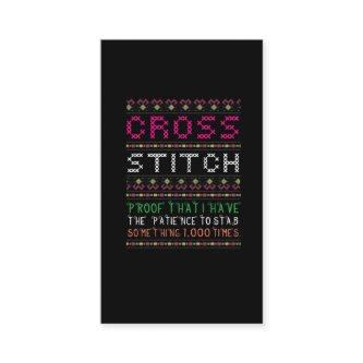 Funny Cross Stitch Needlepoint Sewing Needle Art