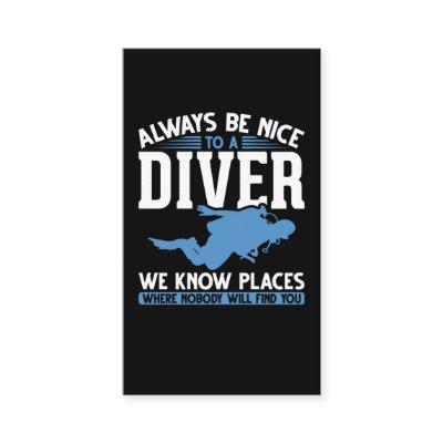 Funny Diver Scuba Diving