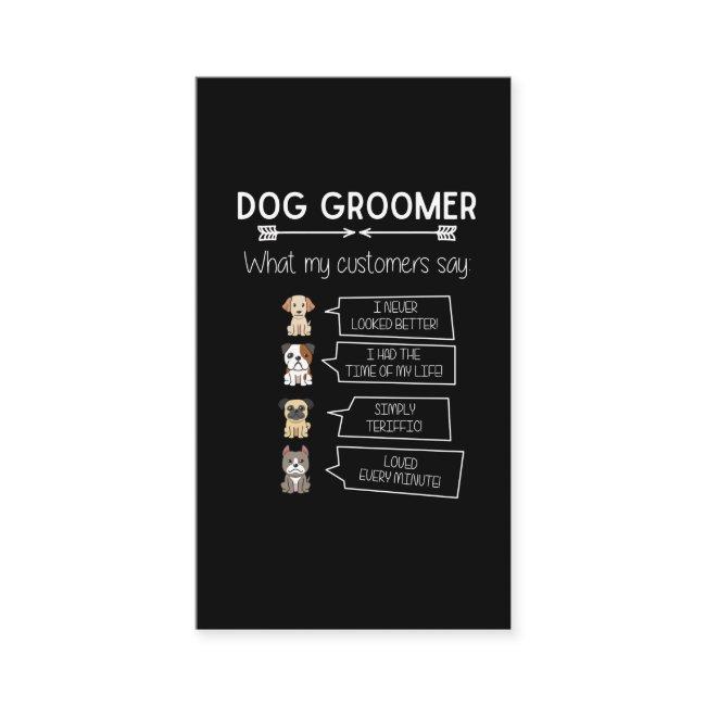 Funny Dog Grooming Humorous Puppy Groomer Fun